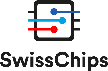 Enlarged view: SwissChips Logo vertical (square version)